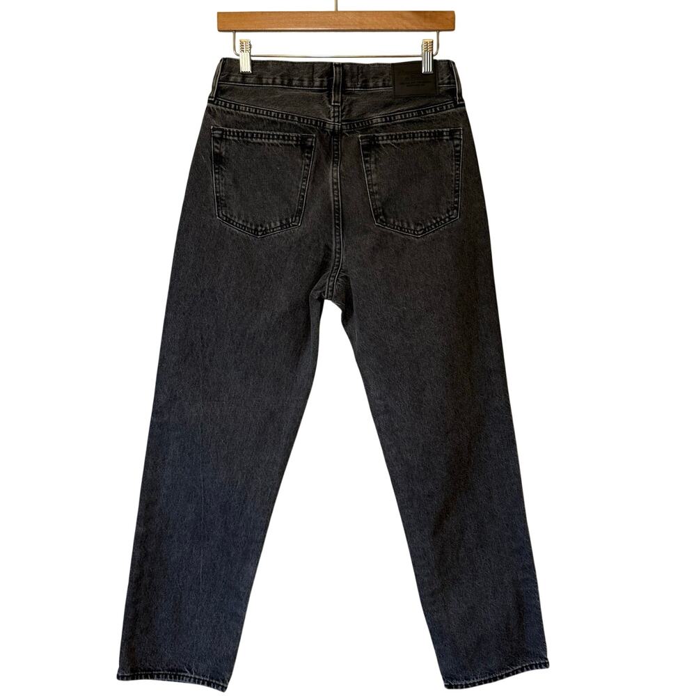 Abercrombie & Fitch Jeans Loose Authentic Rigid Denim High Rise Black Women’s 29 - Picture 2 of 9